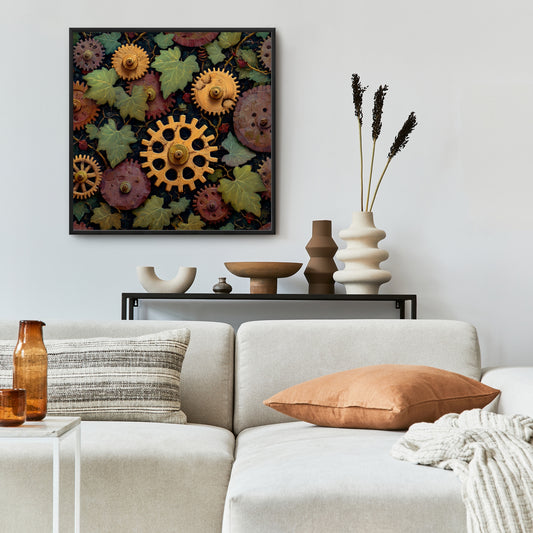 Nature punk - Toile encadrée 24"x24"