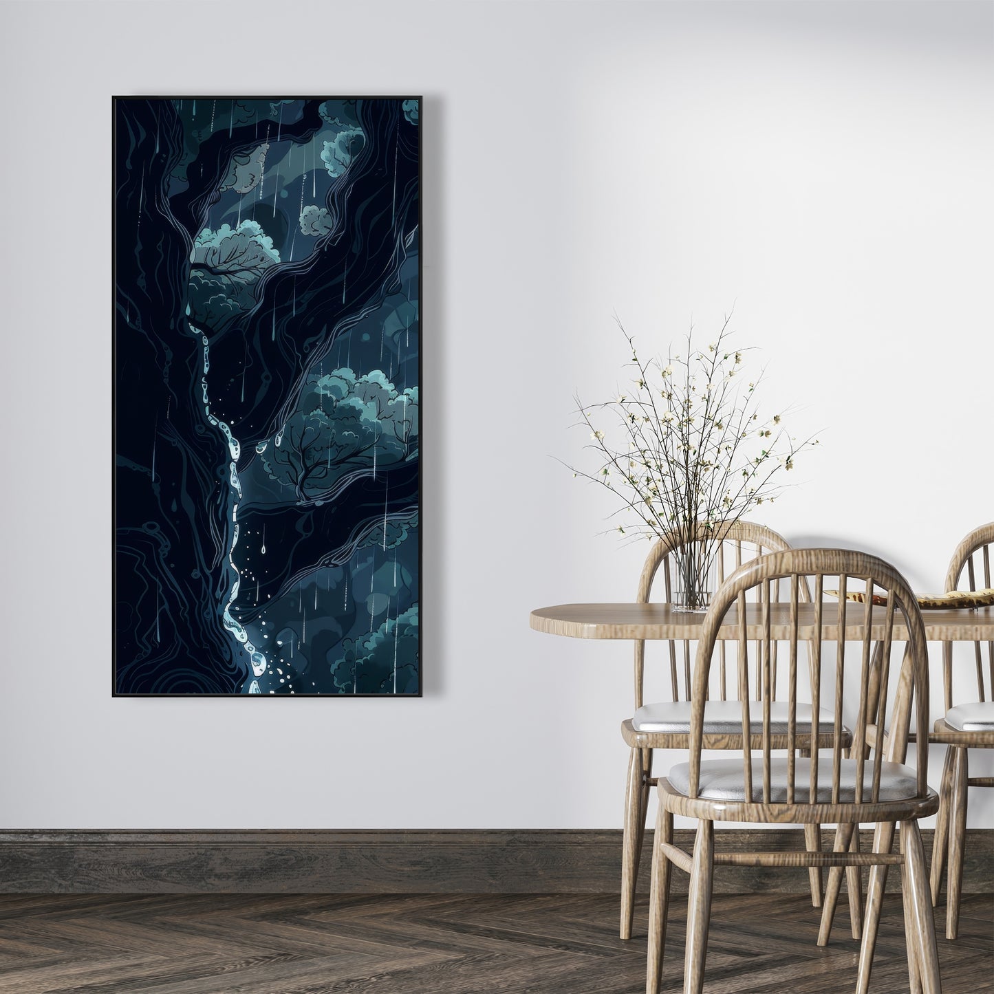 Canopy - 36"x36" Framed canvas