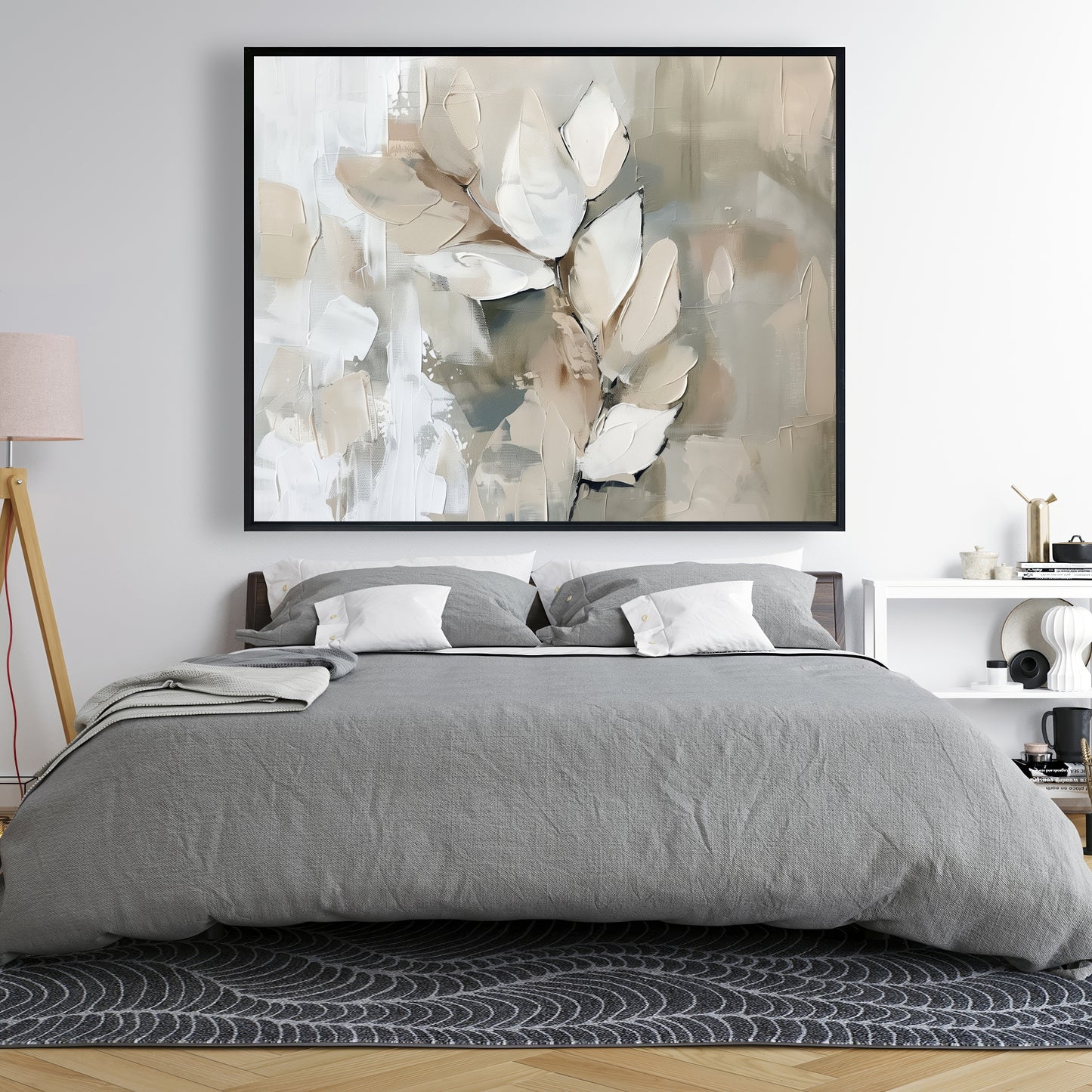 Leaf - 24"x24" Framed canvas