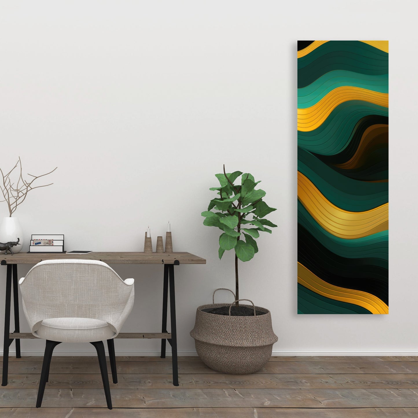 Golden harmony - 32"x32" Canvas