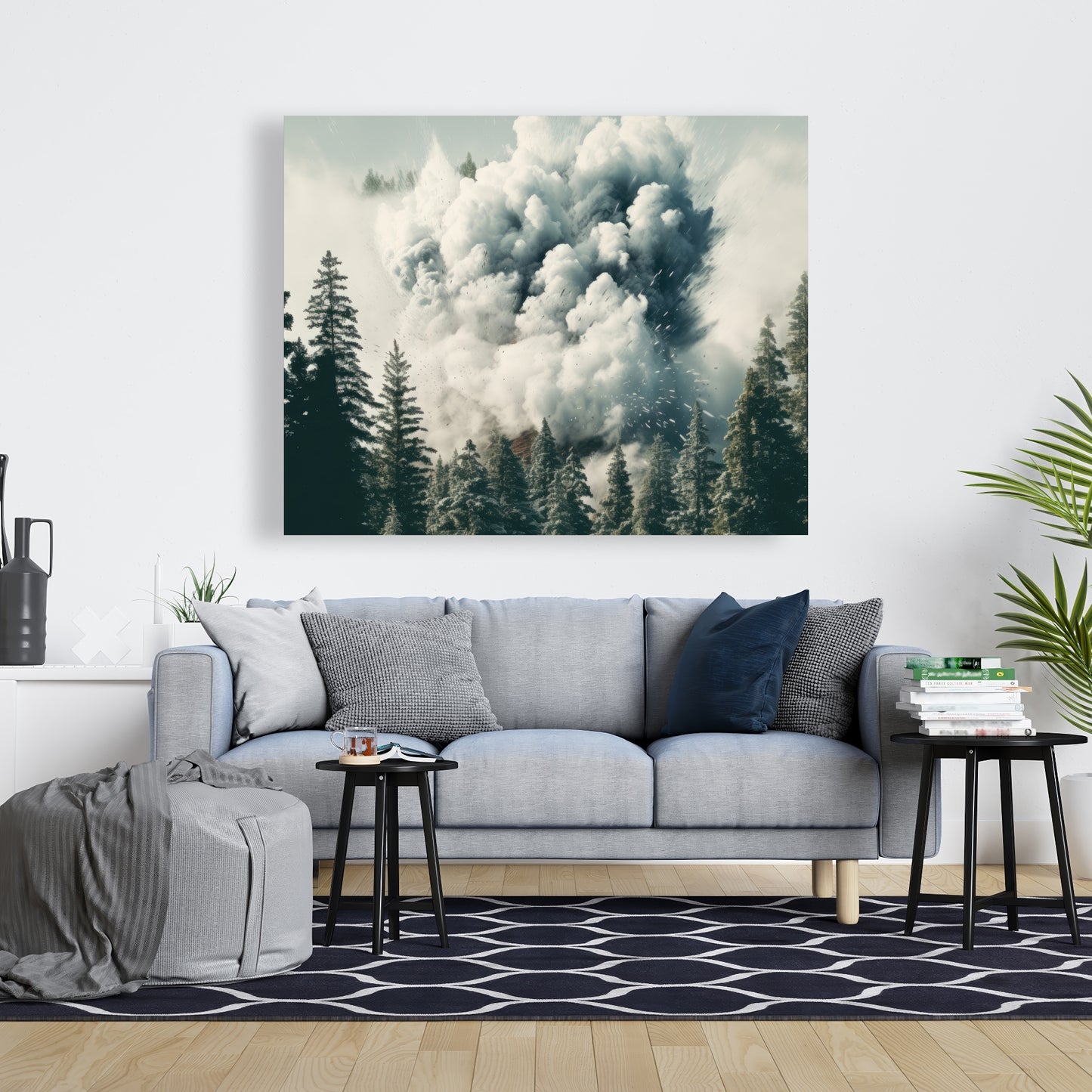Unwanted catastrophe - 32"x32" Canvas