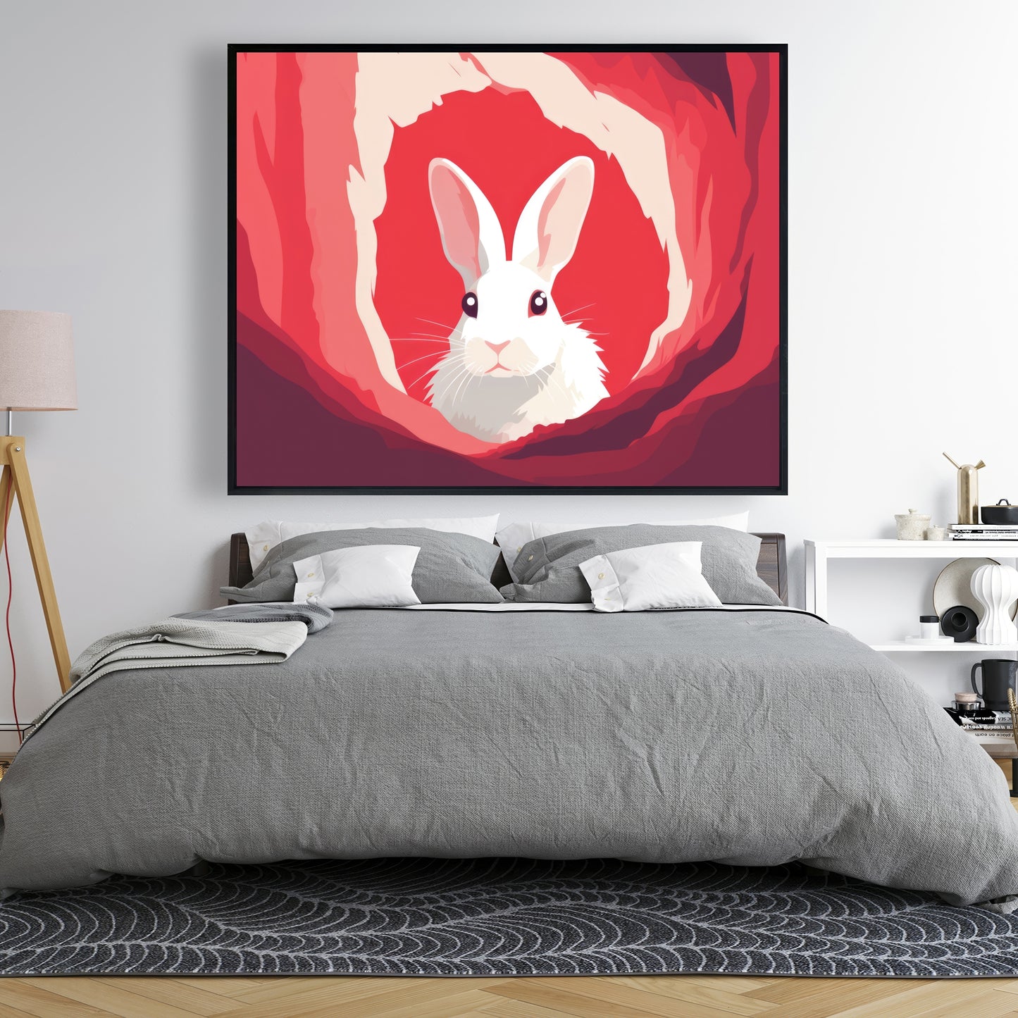 Looking out - 36"x36" Framed canvas
