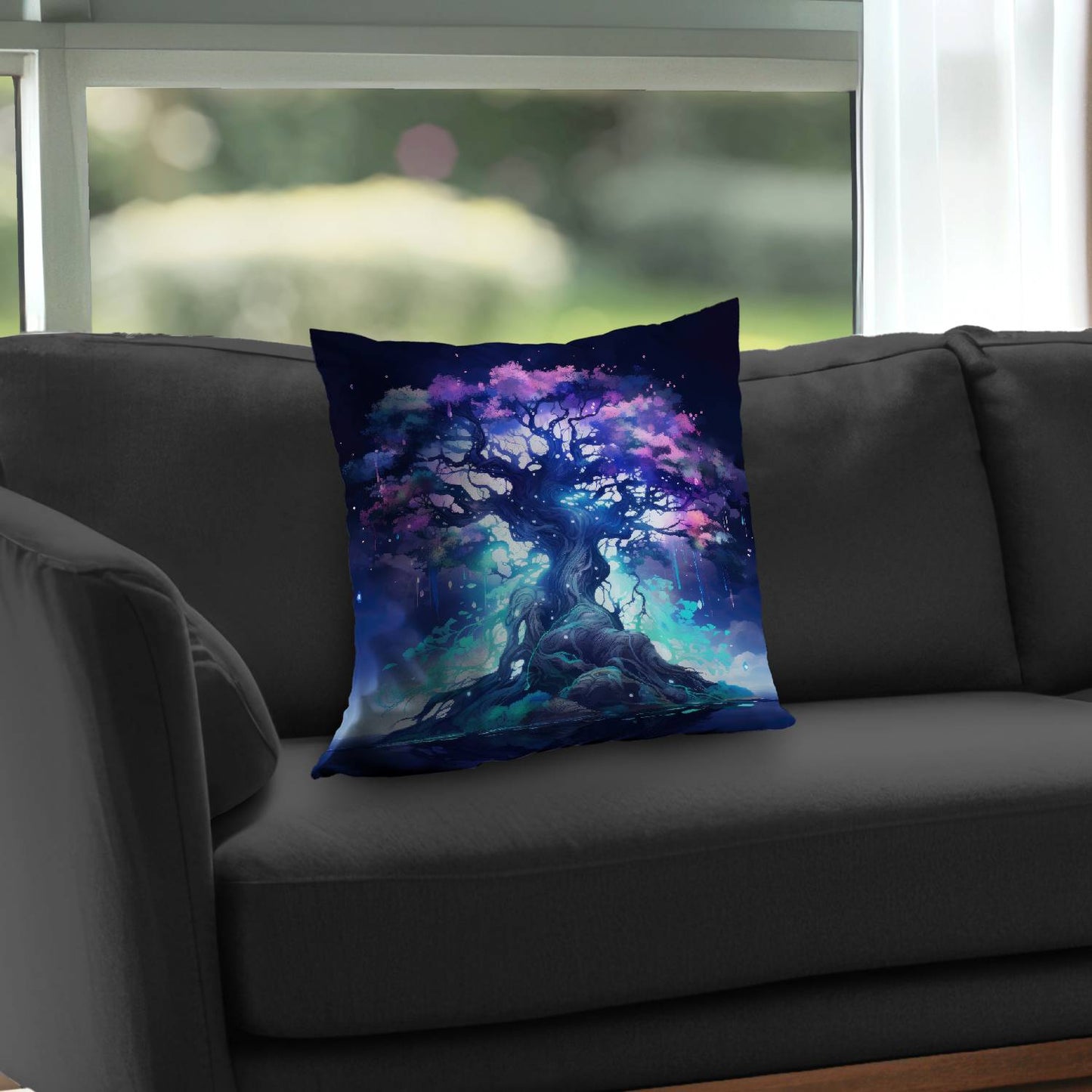 Make a Wish White Poly Twill Throw Pillow - Home Decor Insert