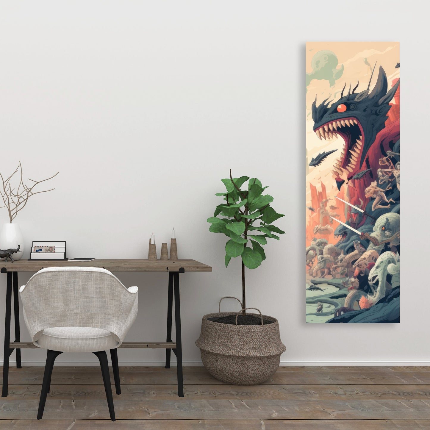 Ultimate fight - 32"x32" Canvas