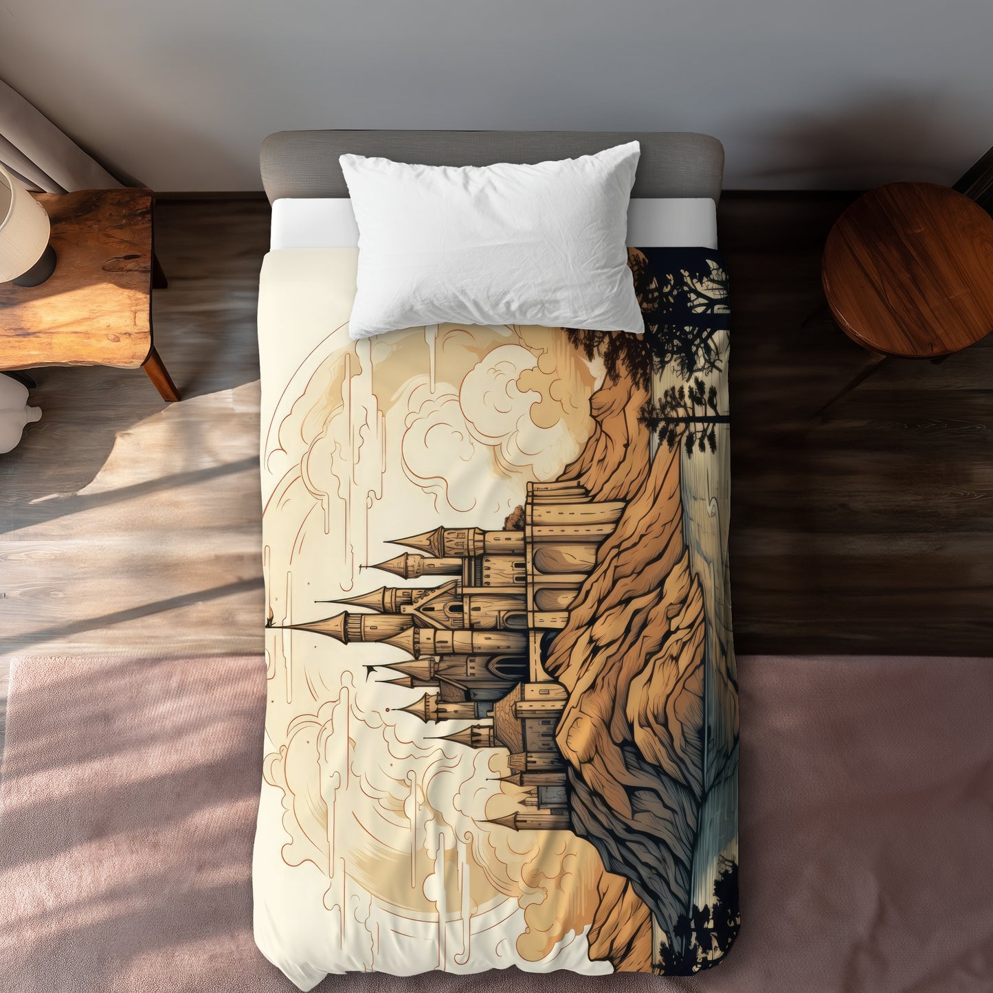 Legendary Castle Duvet Cover | Elegant Home Decor Essentials