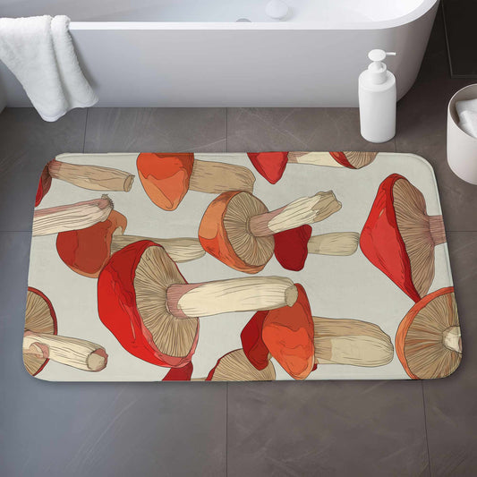 Crimson Cap Dance Bath Mat | Stylish Home Decor Rug