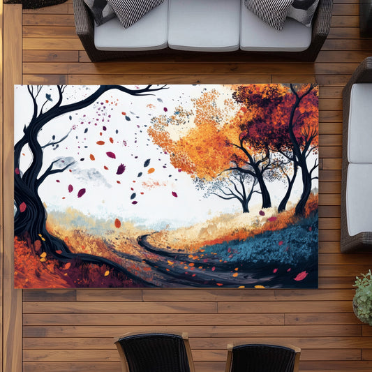 Tapis d'extérieur par temps frais - Accent de décoration intérieure élégant