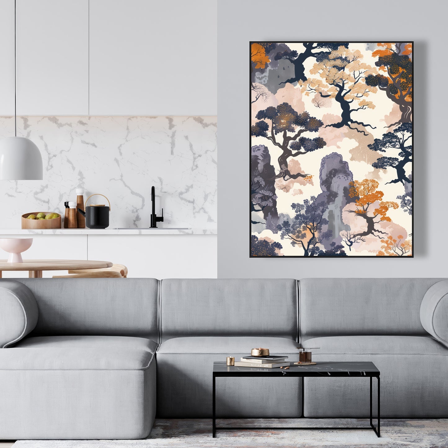 Voidless - Framed Canvas - Print on demand
