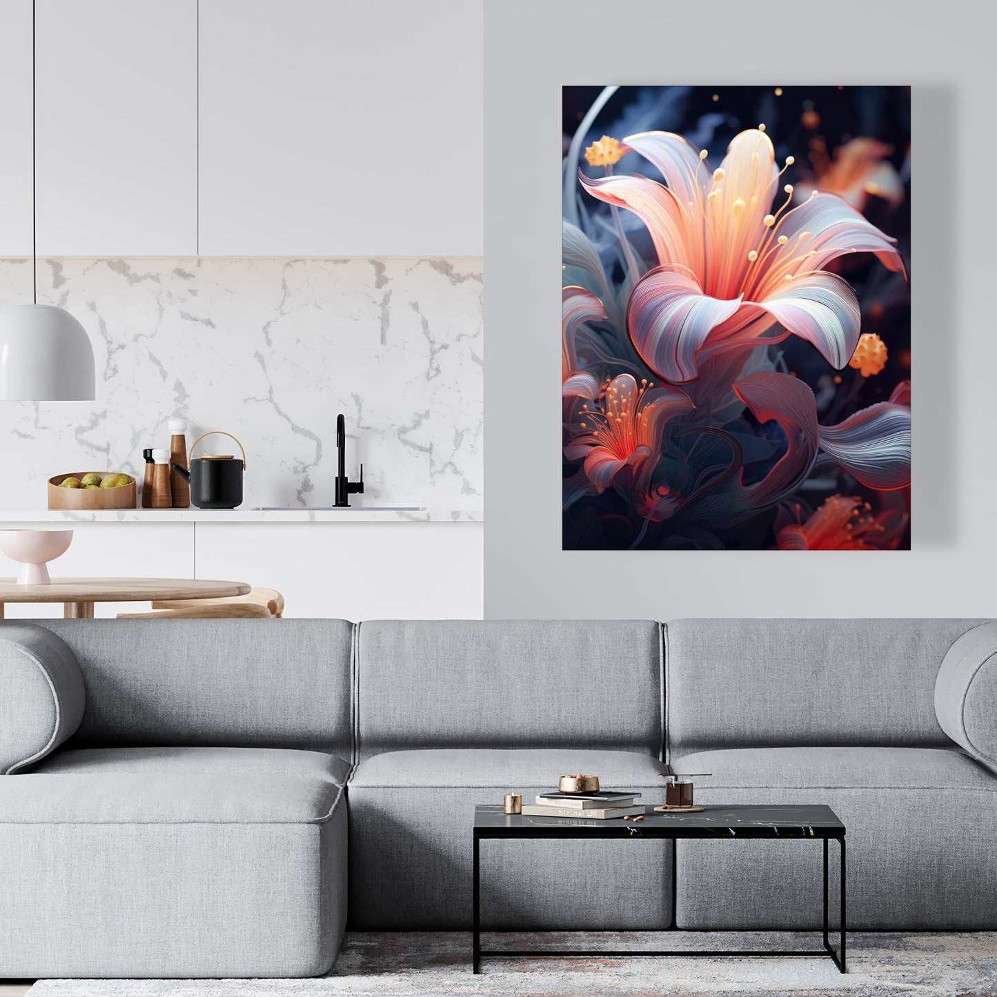 Astral bloom - 32"x32" Canvas
