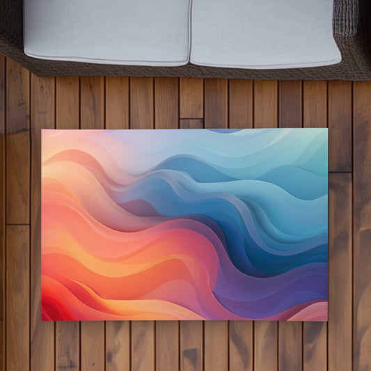 Sweet dreams Red Outdoor Area Rug | Home Decor Essential