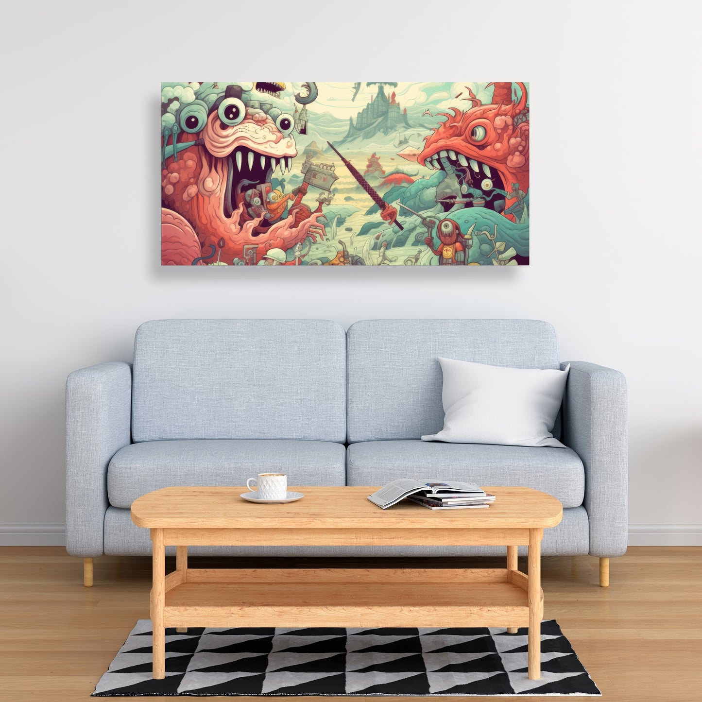 Day of reckoning - 32"x32" Canvas