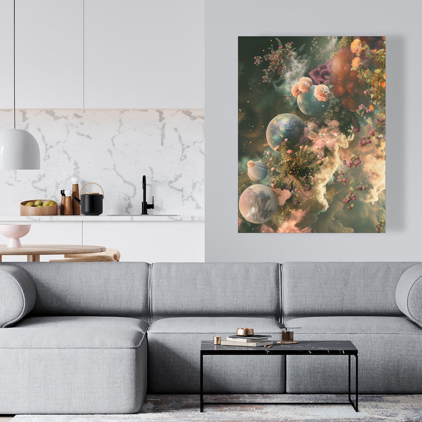 Bloom space - 32"x32" Canvas