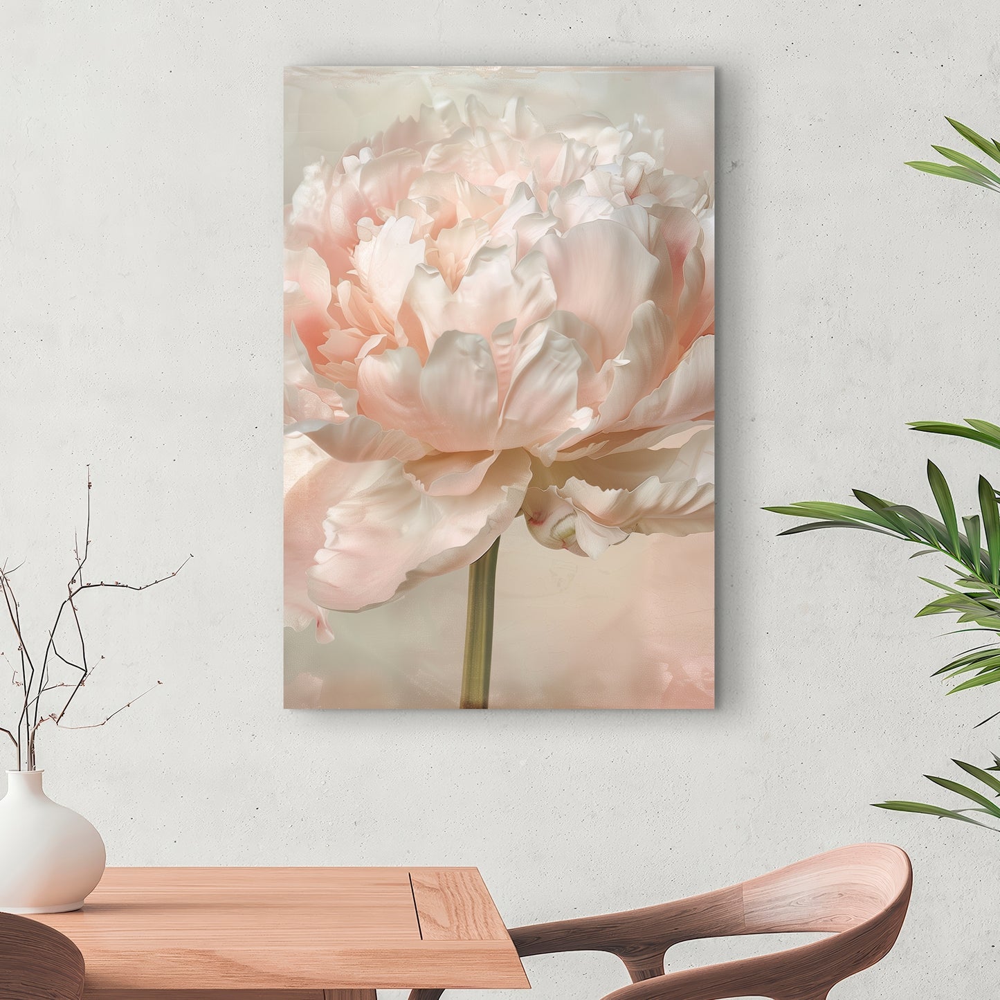 Peony - 32"x32" Canvas