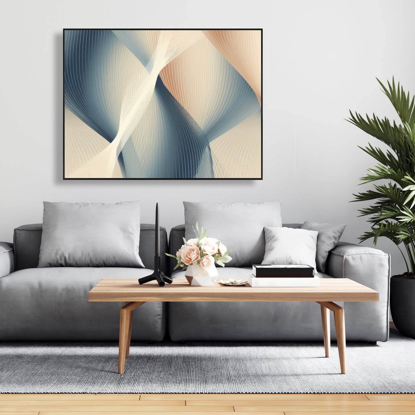 Heavenly threads - 36"x36" Framed canvas