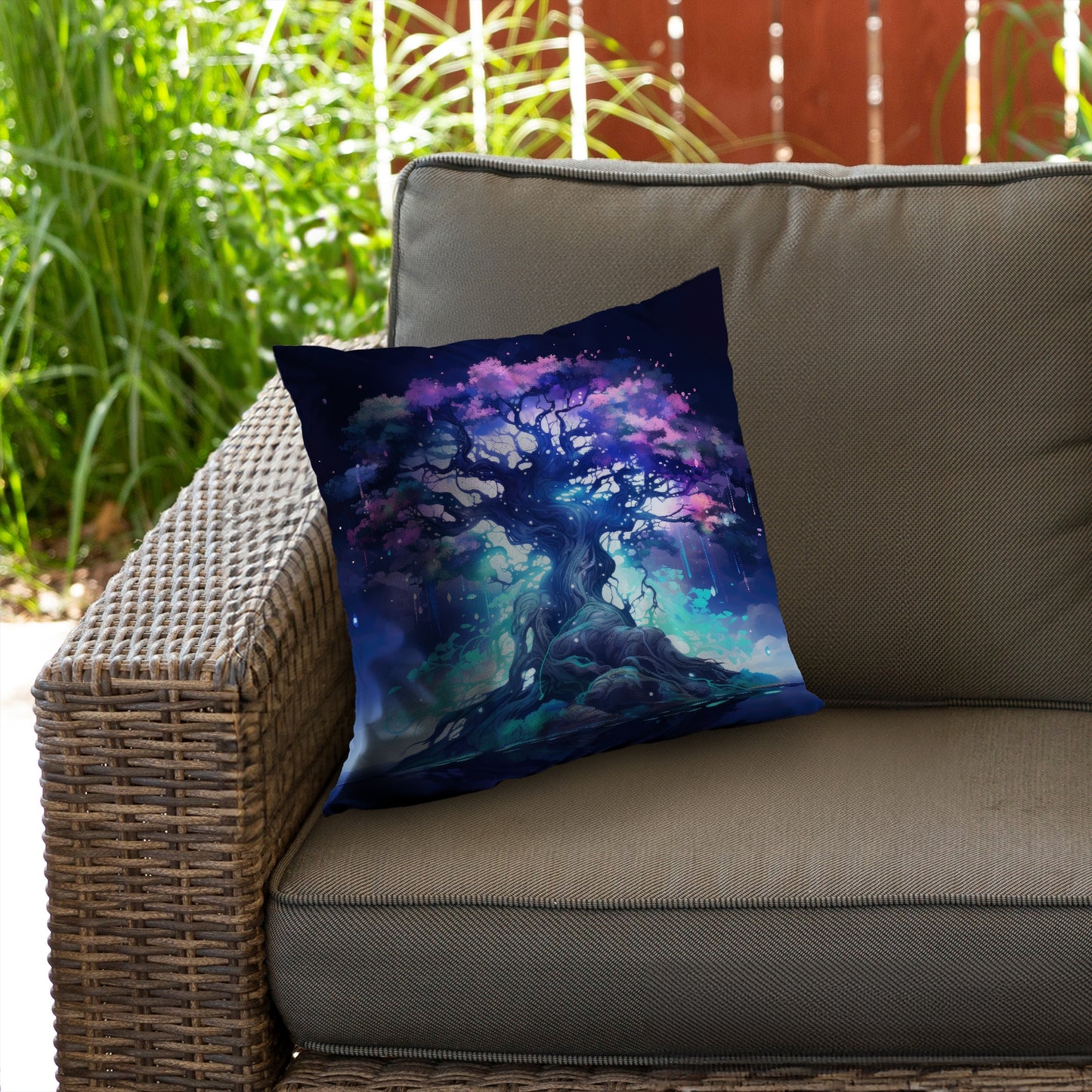 Make a Wish White Poly Twill Throw Pillow - Home Decor Insert