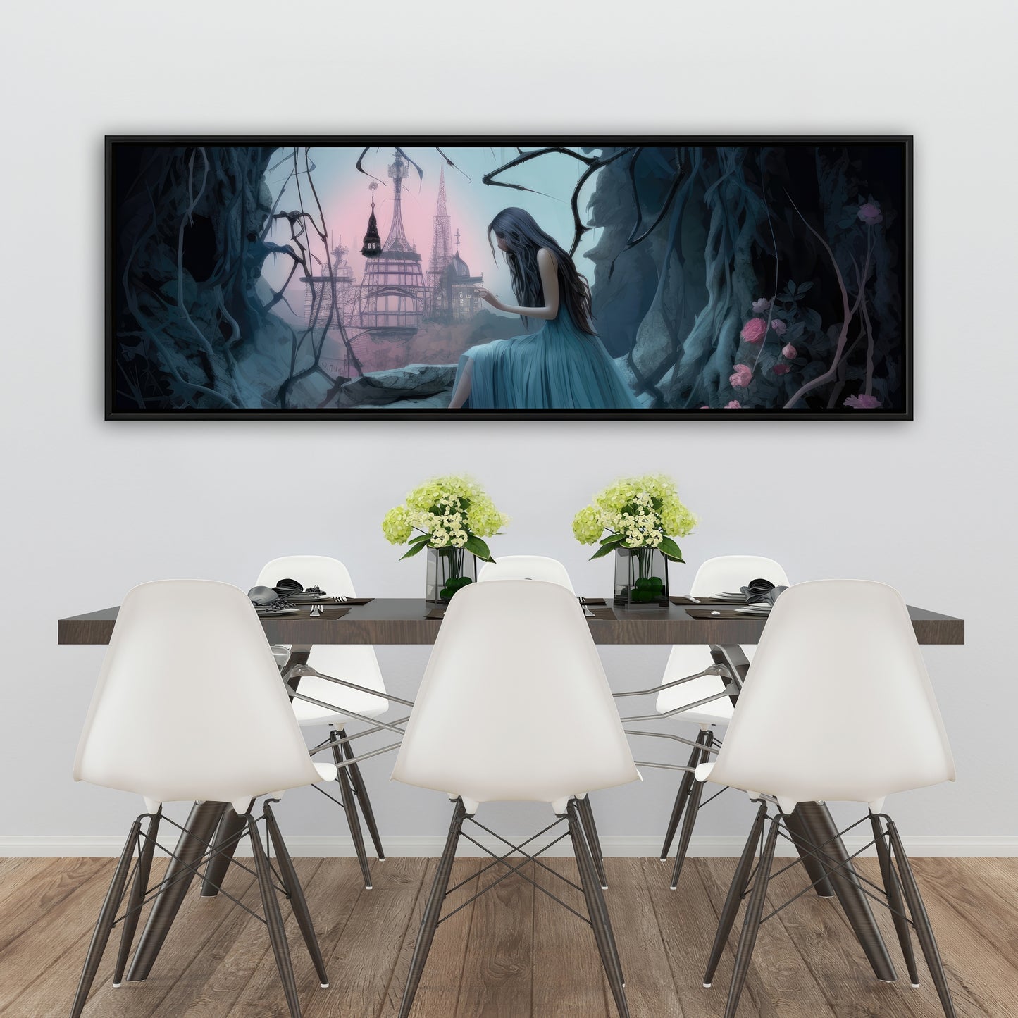 Morose cave - 36"x36" Framed canvas