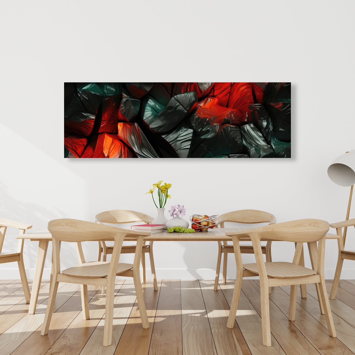 Hiding Under - Green Canvas Art for Home Decor | Stylish Design