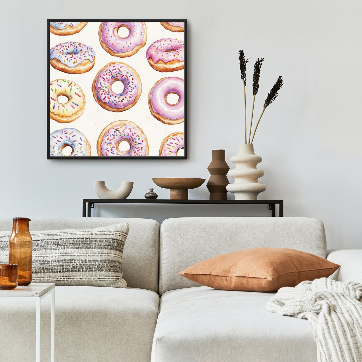 Sugar delights - 36"x36" Framed canvas