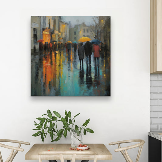 Rainy day - 32"x32" Canvas
