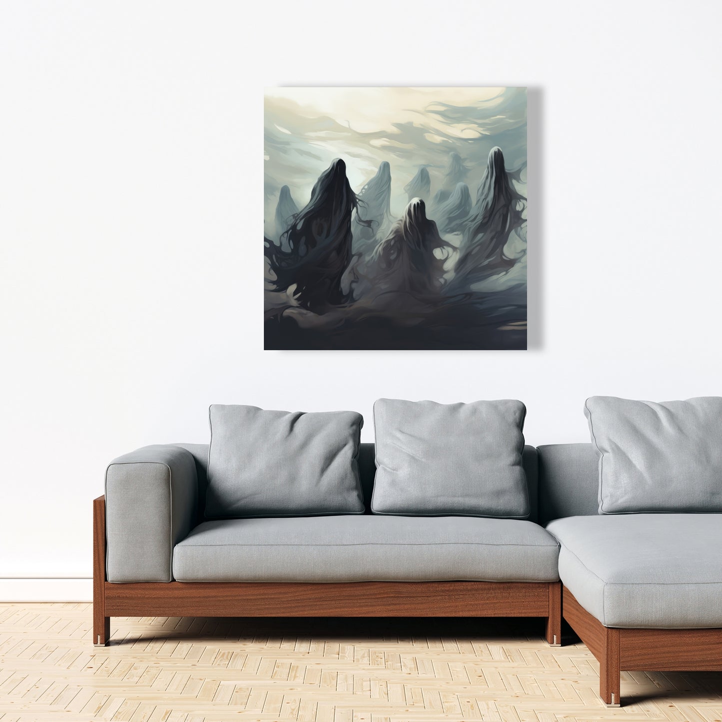 Searching for souls - 32"x32" Canvas