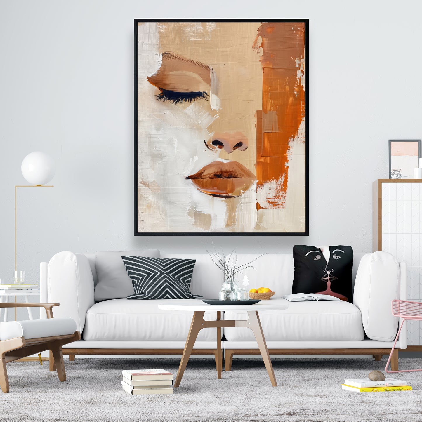 Half - 24"x24" Framed canvas