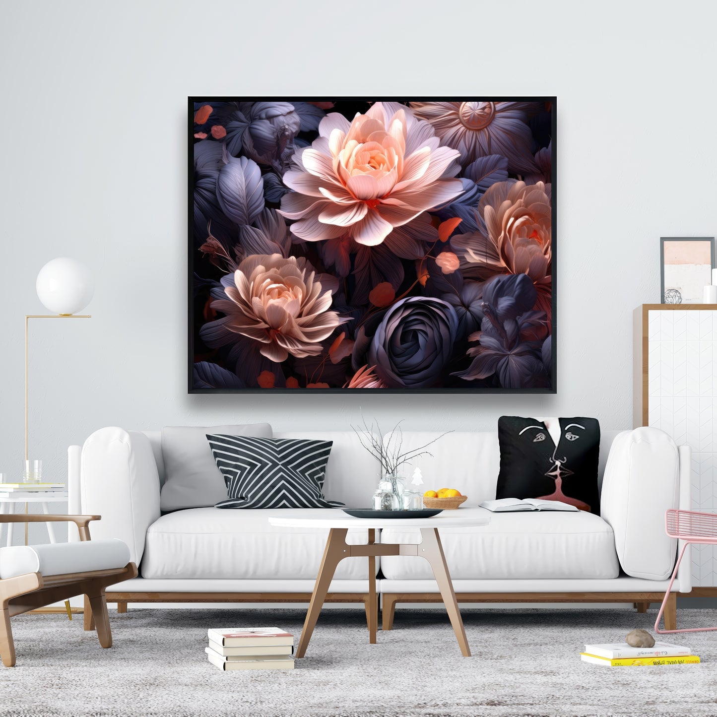 Sublime light - 36"x36" Framed canvas