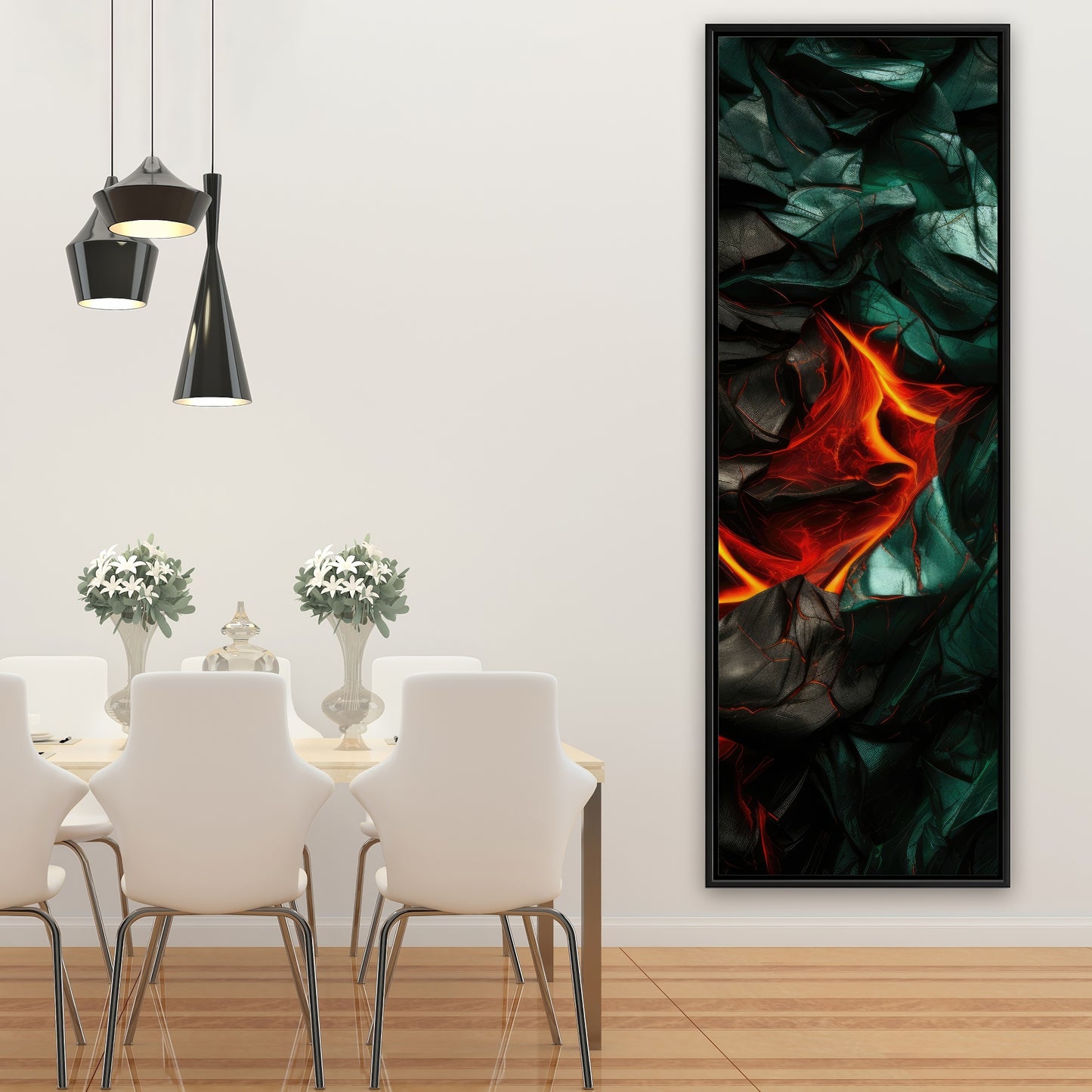 Imminent rupture - 36"x36" Framed canvas