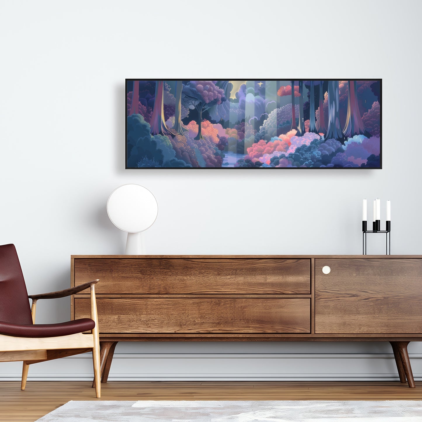 Beams - Framed Canvas - Print on demand