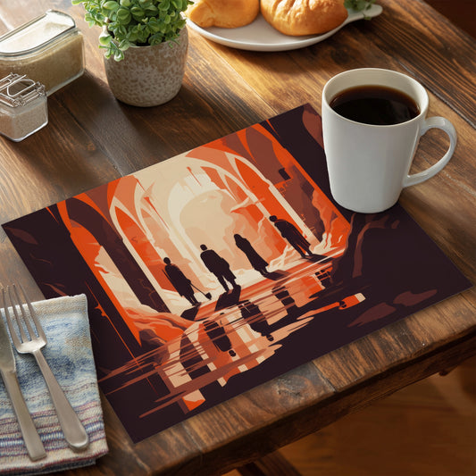 Faith Restored Beige Polyester Placemat | Home Decor Accent