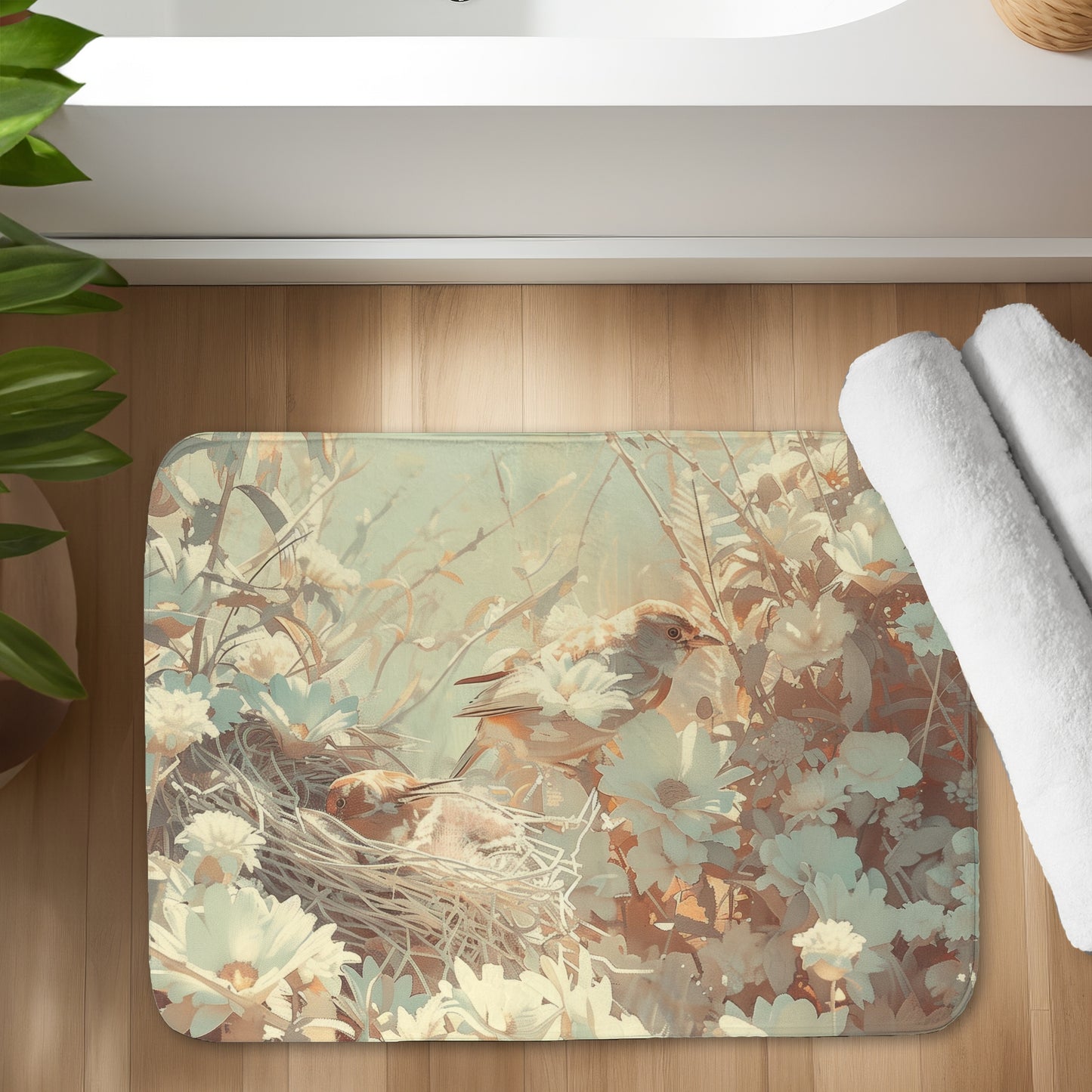 The nest - 17"x24" Bath mat