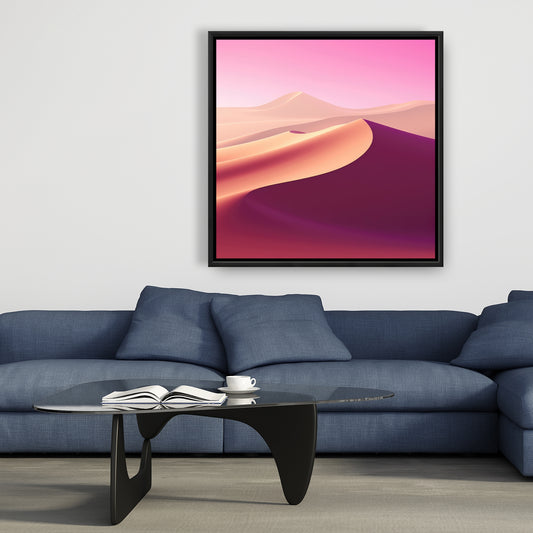 Calm dunes - 36"x36" Framed canvas