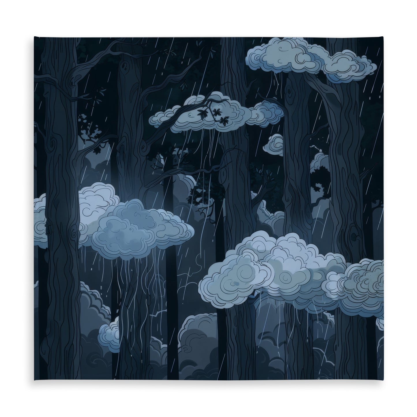 Sneeky clouds - Tablecloth