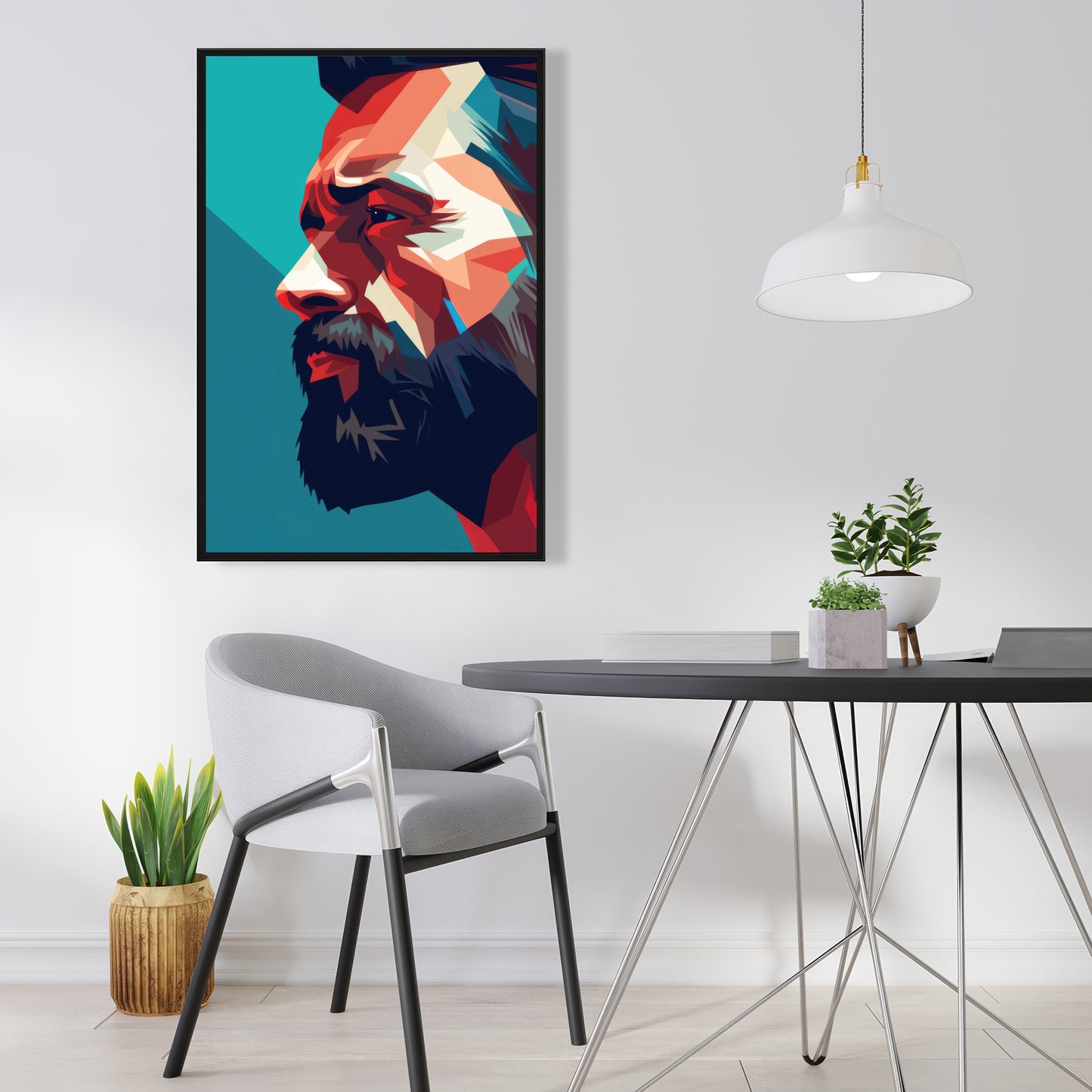 Hopeful - 36"x36" Framed canvas