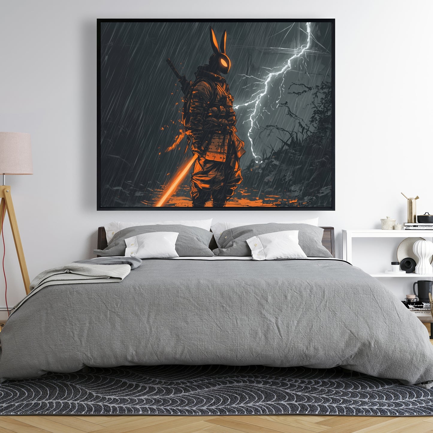 War Machine - Gray Framed Canvas Home Decor | Stylish Art