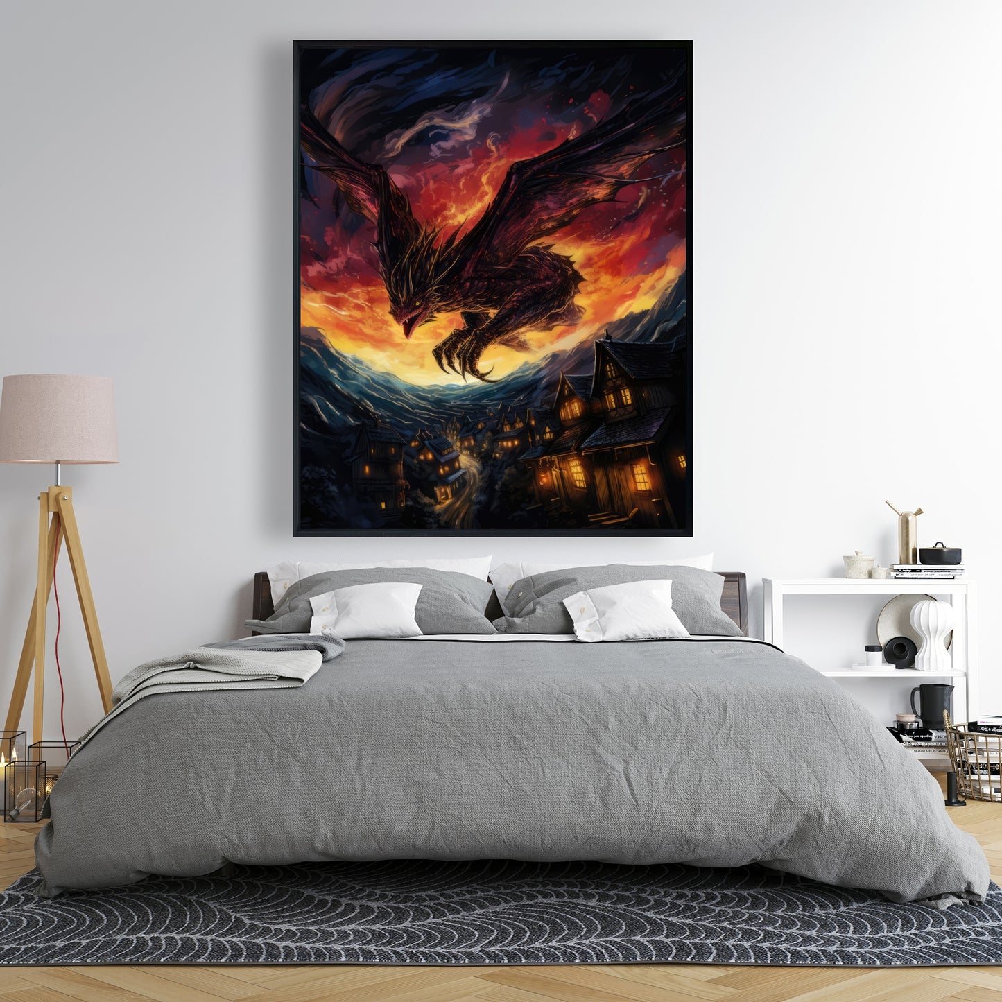 Back for revenge - Framed Canvas - Print on demand