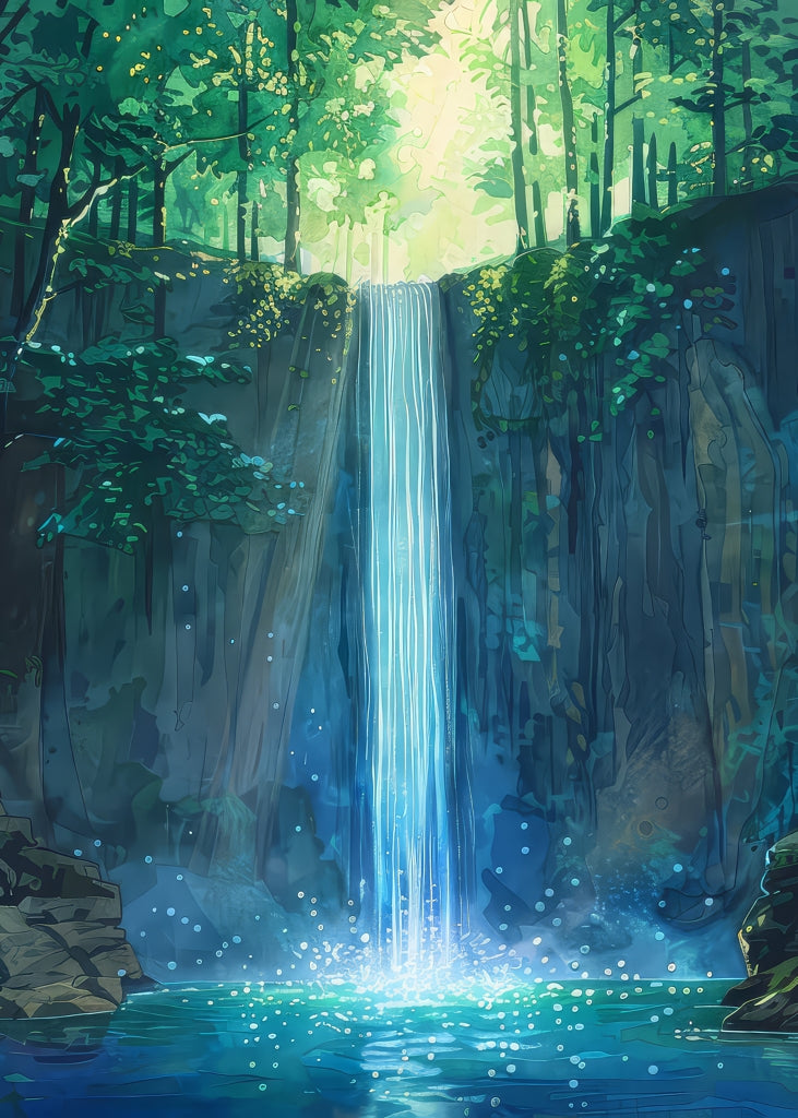 Waterfall - 17"x24" Bath mat