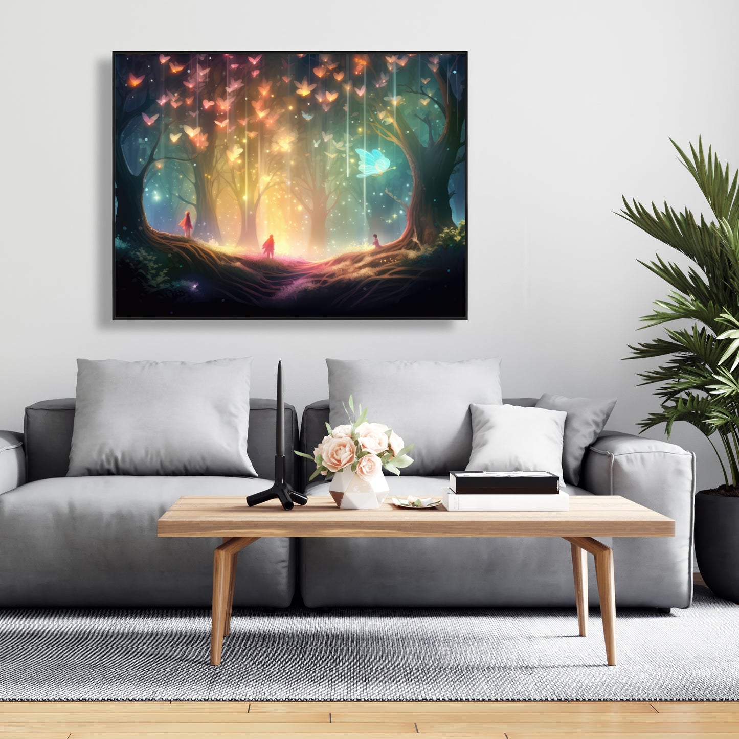 A dream come true - Framed Canvas - Print on demand