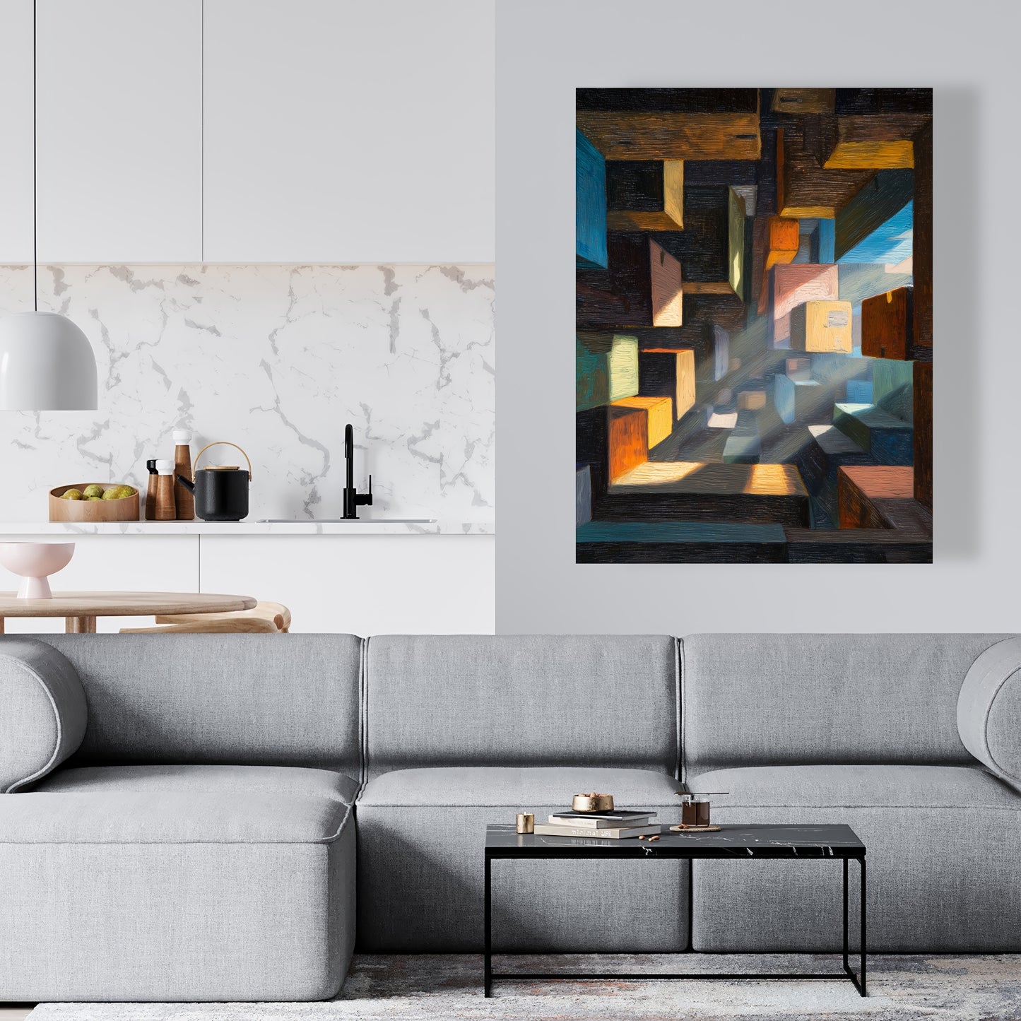 Boxed up - 24"x24" Canvas