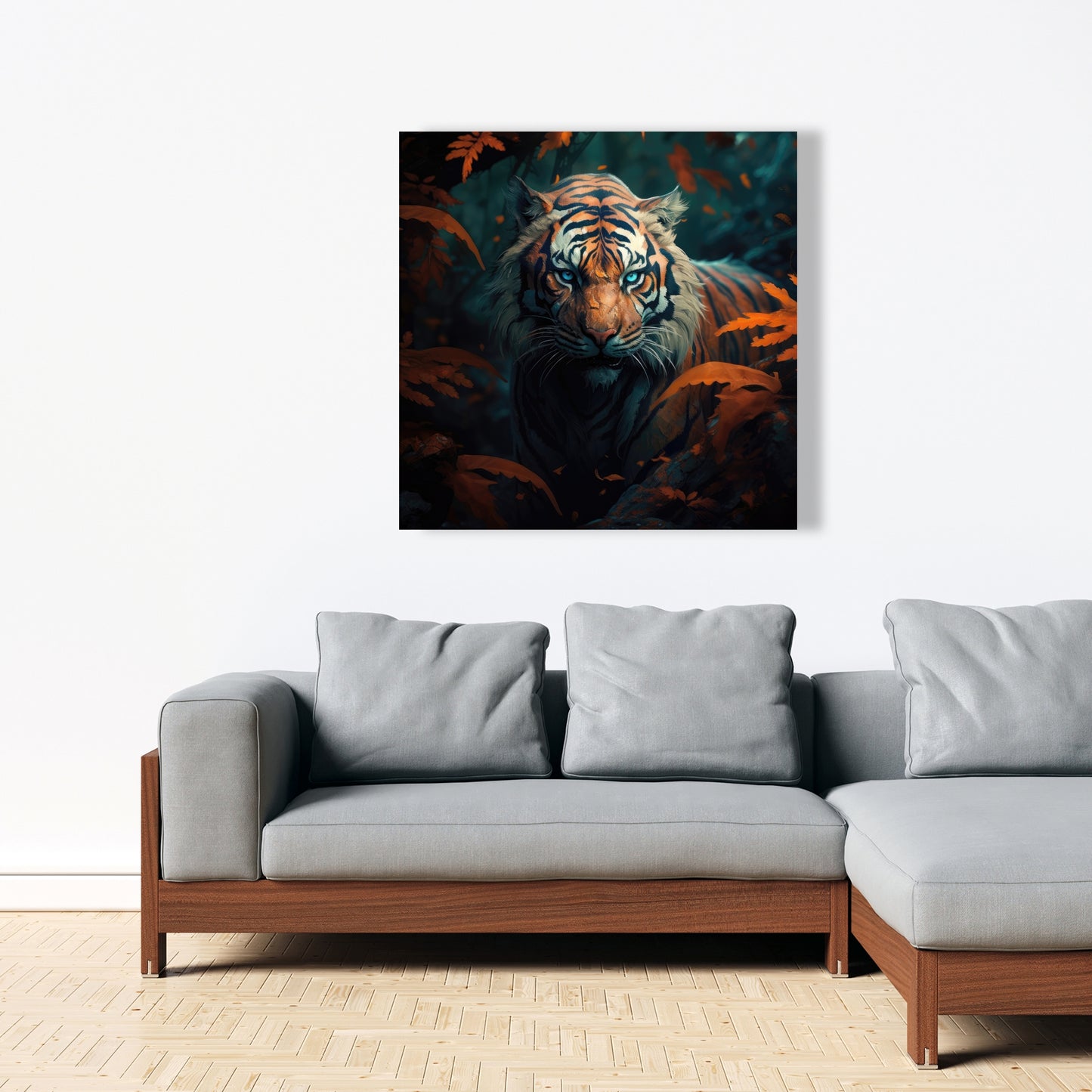 Observed Blue Canvas for Home Decor - Stylish Wall Art