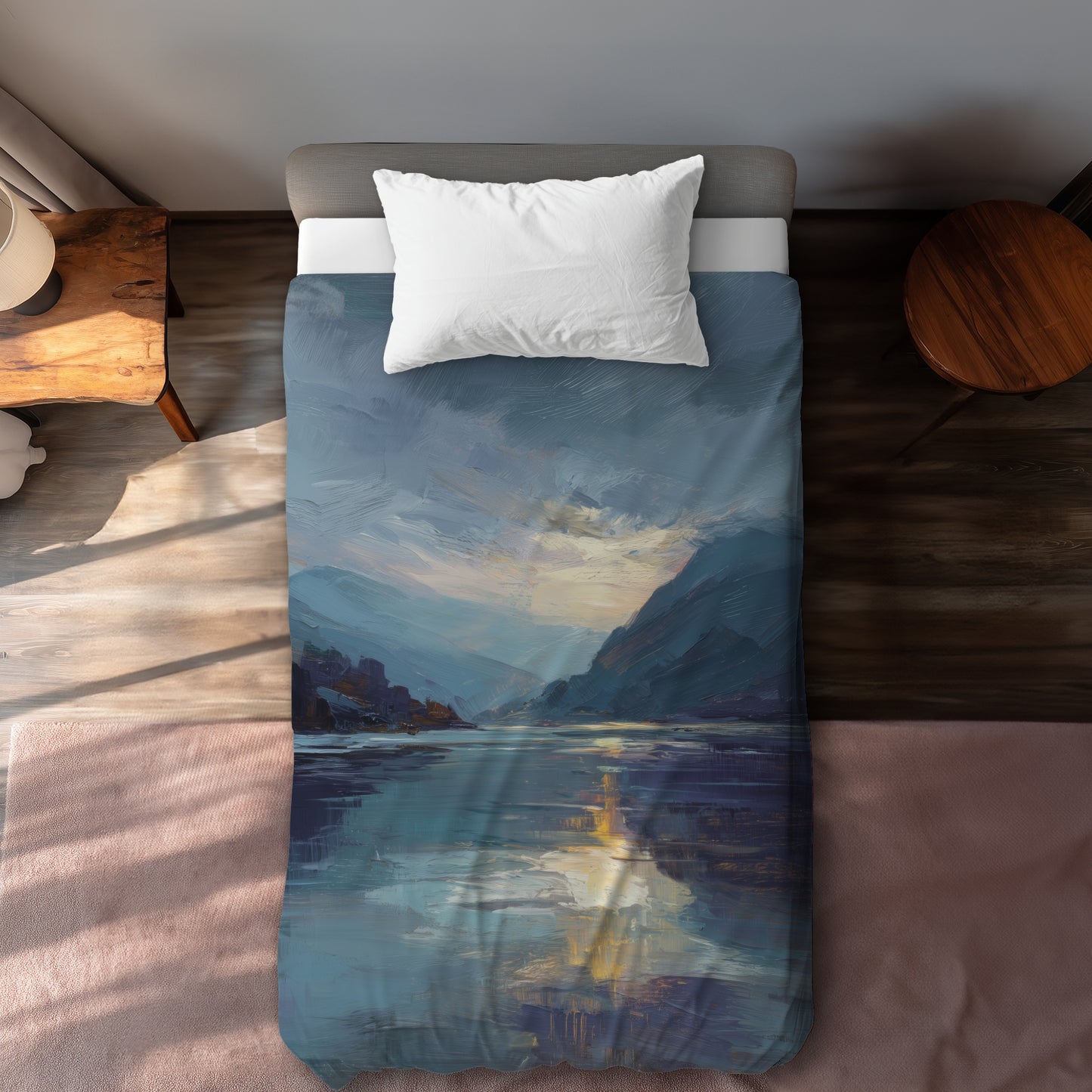 Obscure Purple Duvet Cover | Elegant Home Decor Accent