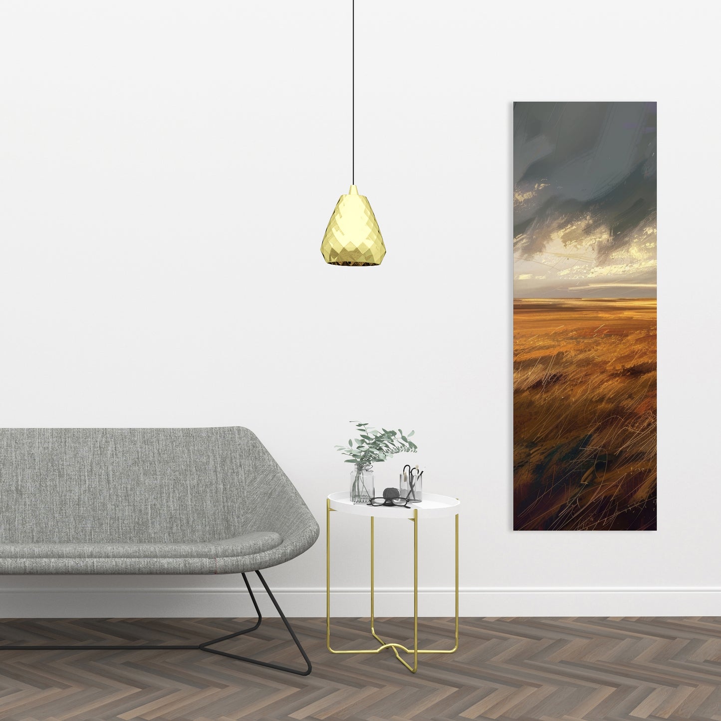 Before the Storm - Gray Canvas Art for Home Decor