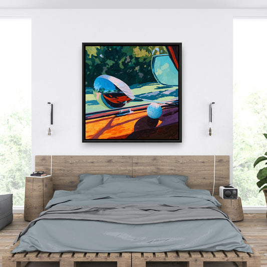 The Drive - Car Summer Framed Canvas for Home Decor | Art
