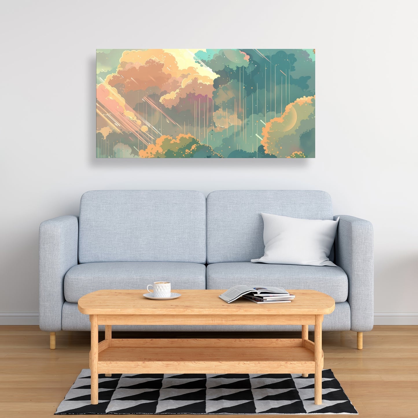 Crystal winds - 32"x32" Canvas