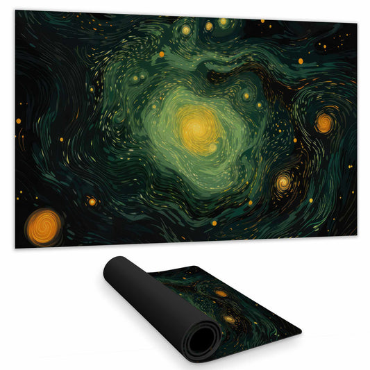 Illuminated in Space Gaming Mat - Stylish Home Decor Mat