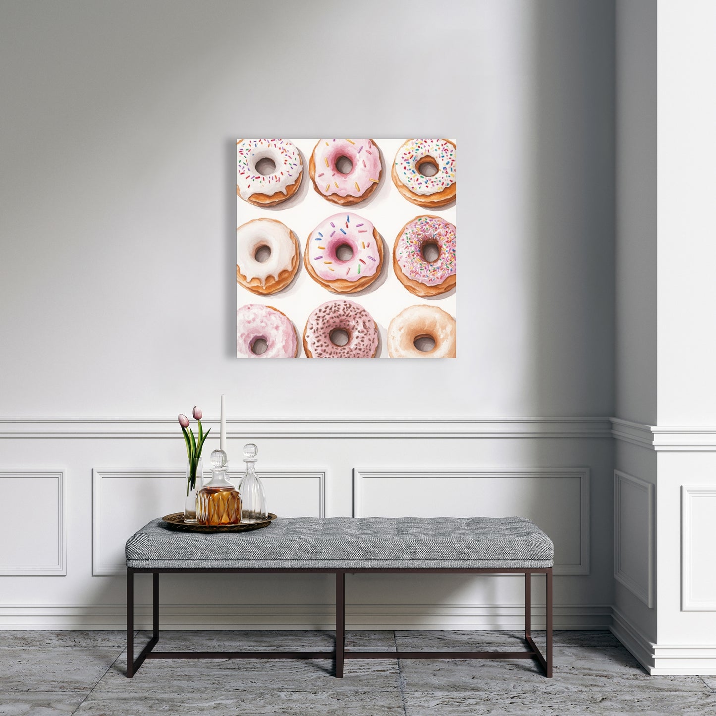 Donuts - 32"x32" Canvas