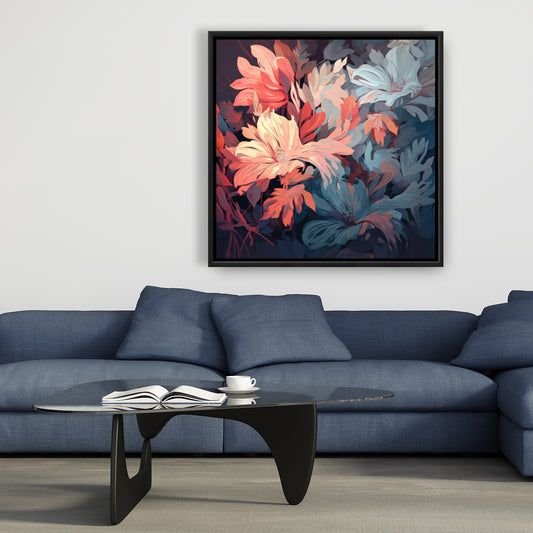 Silent charm - 36"x36" Framed canvas