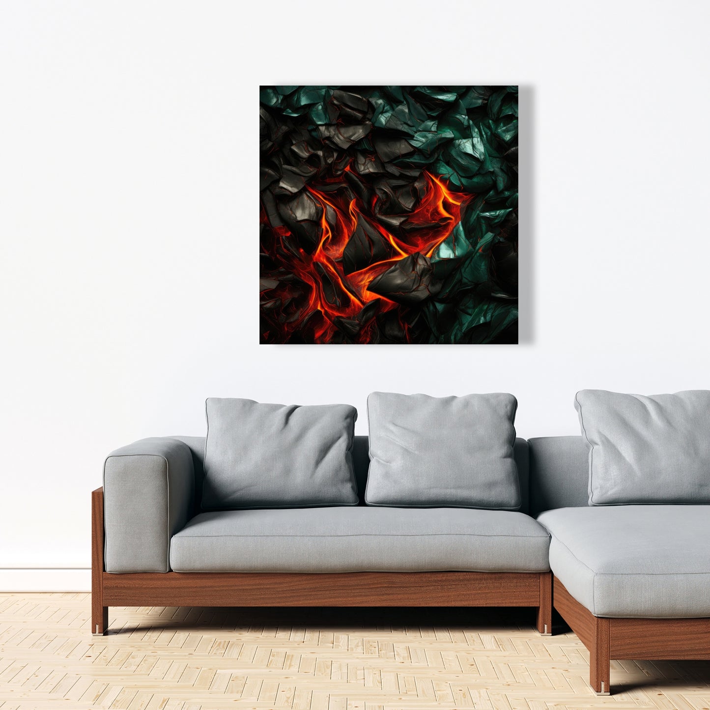 Imminent rupture - 32"x32" Canvas