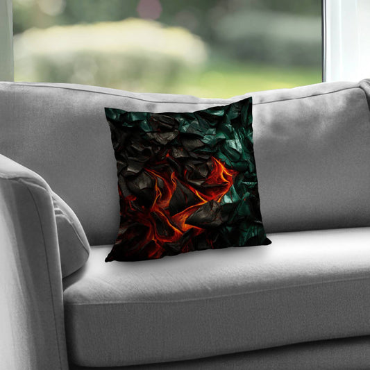 Imminent Rupture Poly Twill Throw Pillow | Chic Home Decor