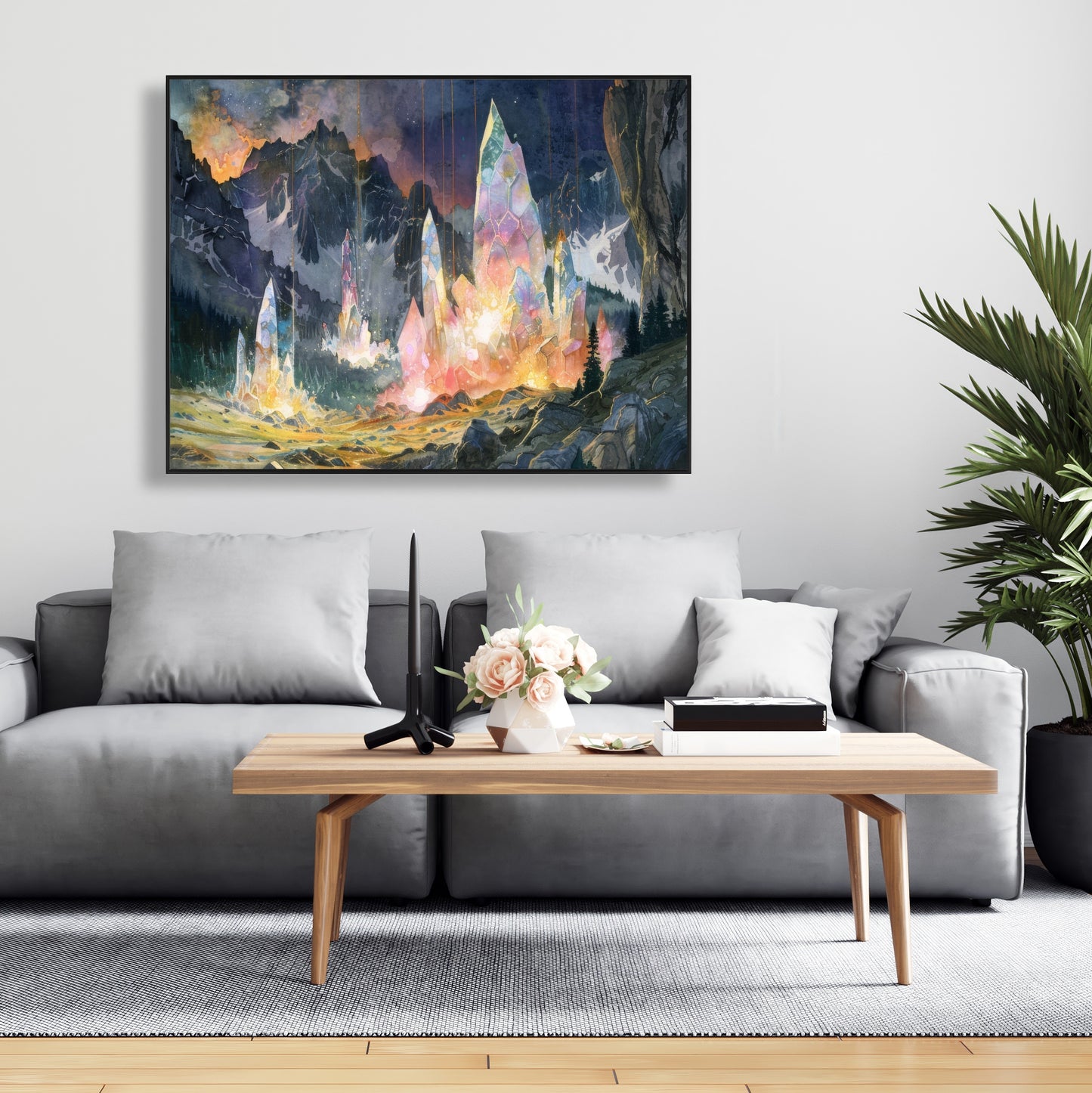 Growing strong - 36"x36" Framed canvas