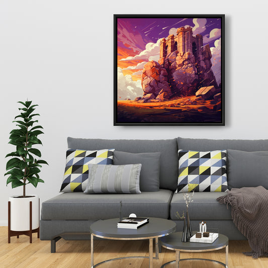 The Last Remains - White Framed Canvas for Home Decor